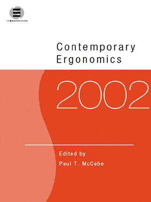 cover image of Contemporary Ergonomics 2002